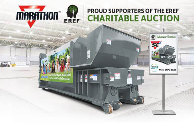 Marathon donates trash compactor to EREF charity auction