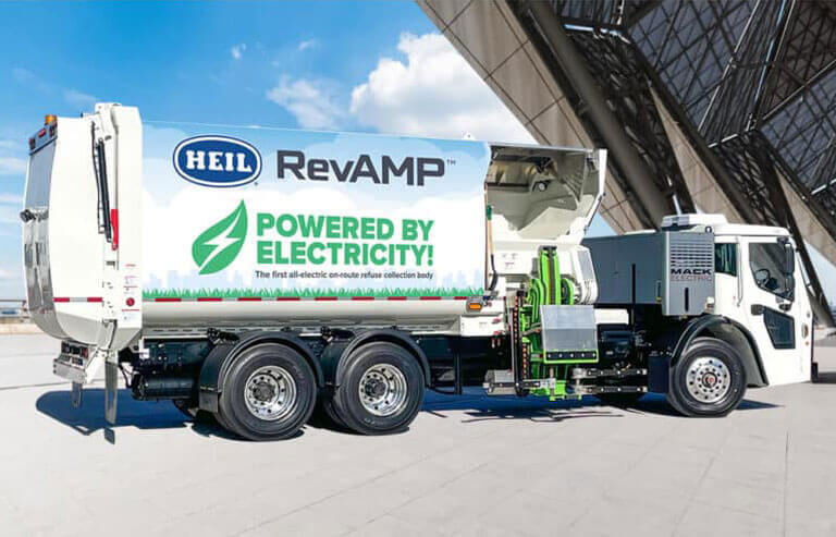 Heil introduces the all-electric RevAMP garbage truck