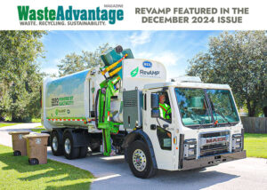 Heil RevAMP electric garbage truck article in Waste Advantage Magazine